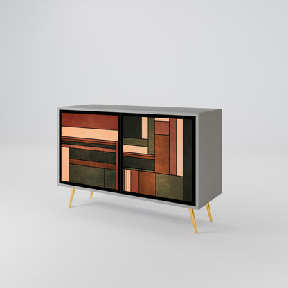 FIGURES OF NATURE 2-Door Sideboard in Grey Finish