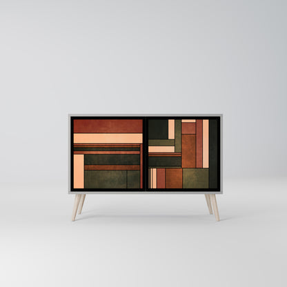 FIGURES OF NATURE 2-Door Sideboard in Grey Finish