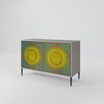 SUNSHINE EULOGY 2-Door Sideboard in Grey Finish