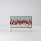 CHROMA CONTOURS Skänk med två dörrar