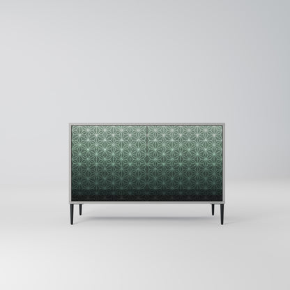 ORNAMENTAL GLIMMER 2-Door Sideboard in Grey Finish