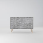 CONCRETE ZIG ZAG 2-Door Sideboard