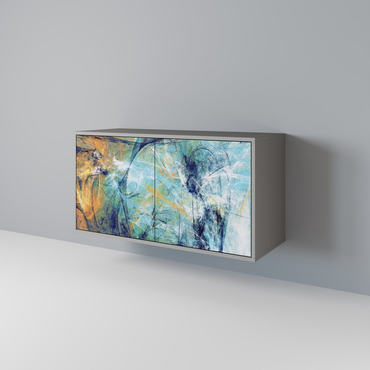 ABSTRACT THOUGHTS Skänk med två dörrar