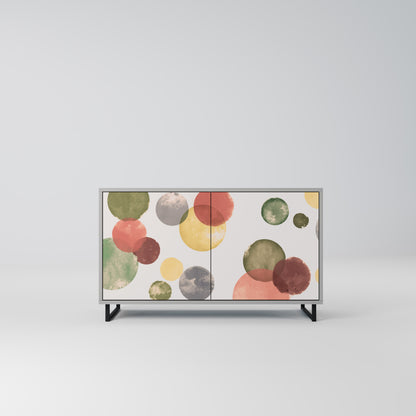 FLEETING HAPPINESS 2-Door Sideboard in Grey Finish