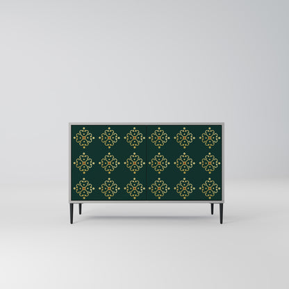 ROYAL MEDALLION 2-dörrars skänk i grå finish