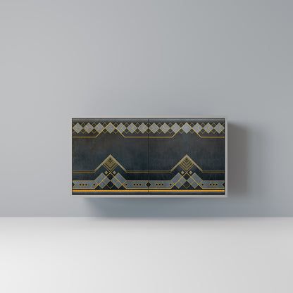ROYAL ORDINARINESS 2-Door Sideboard in Grey Finish