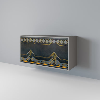 ROYAL ORDINARINESS 2-Door Sideboard in Grey Finish