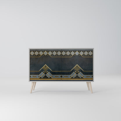 ROYAL ORDINARINESS 2-Door Sideboard in Grey Finish