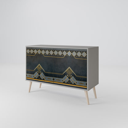 ROYAL ORDINARINESS 2-Door Sideboard in Grey Finish