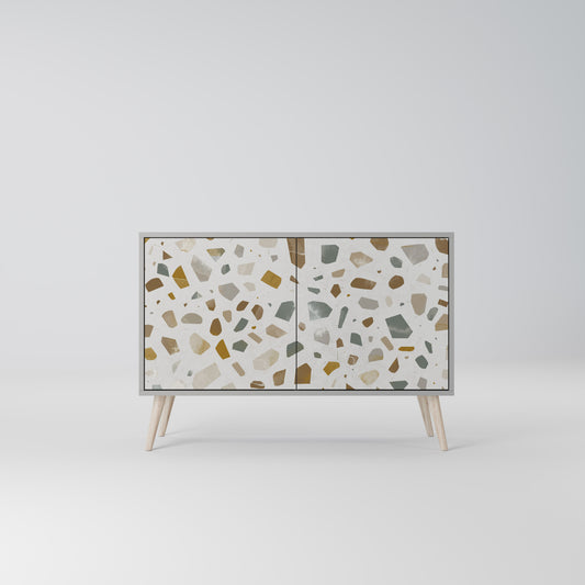 PIECES OF TOMORROW 2-Door Sideboard in Grey Finish