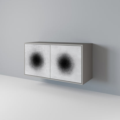 BLACK HOLE 2-Door Sideboard in Grey Finish
