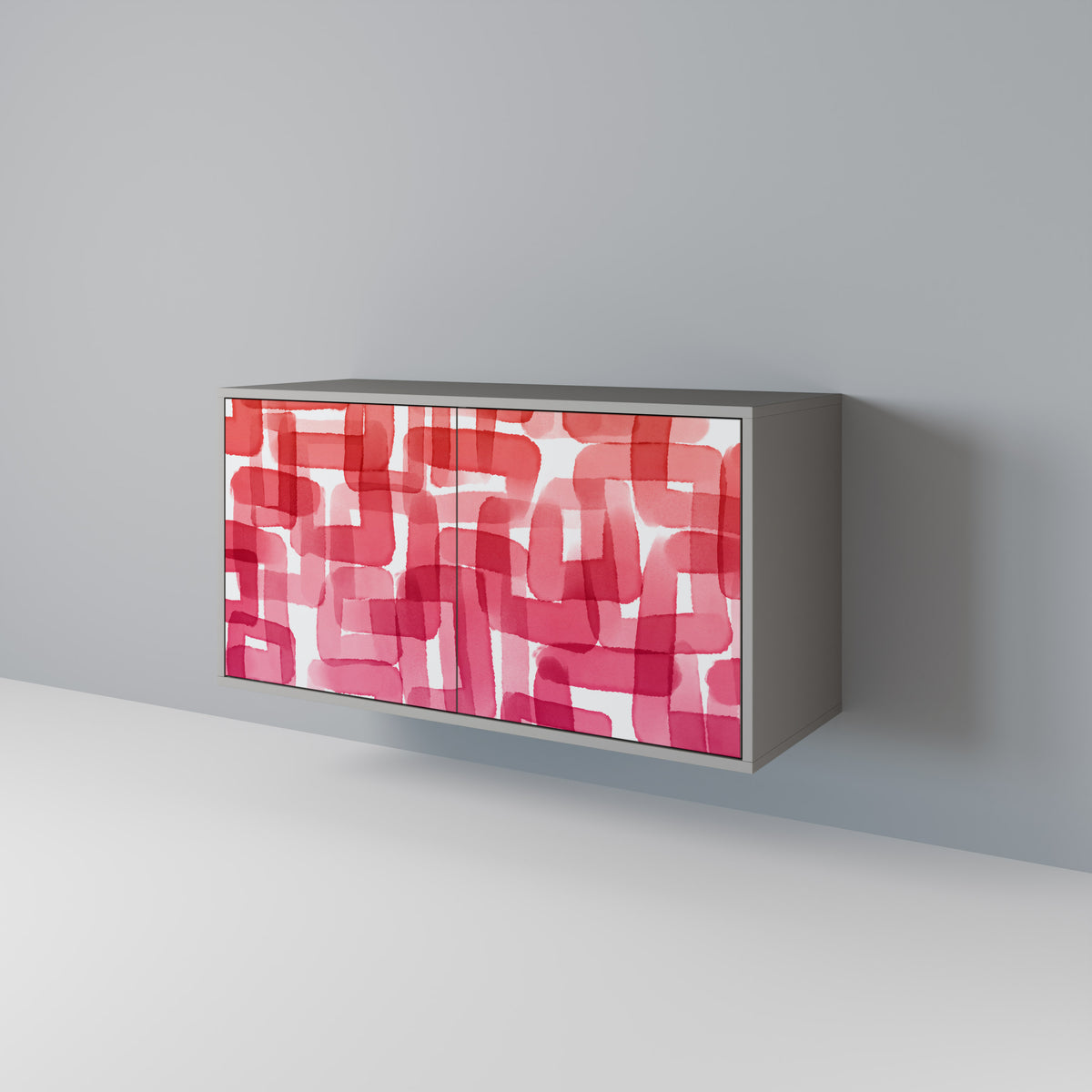 KALEIDOSCOPIC CUBISM Skänk med två dörrar