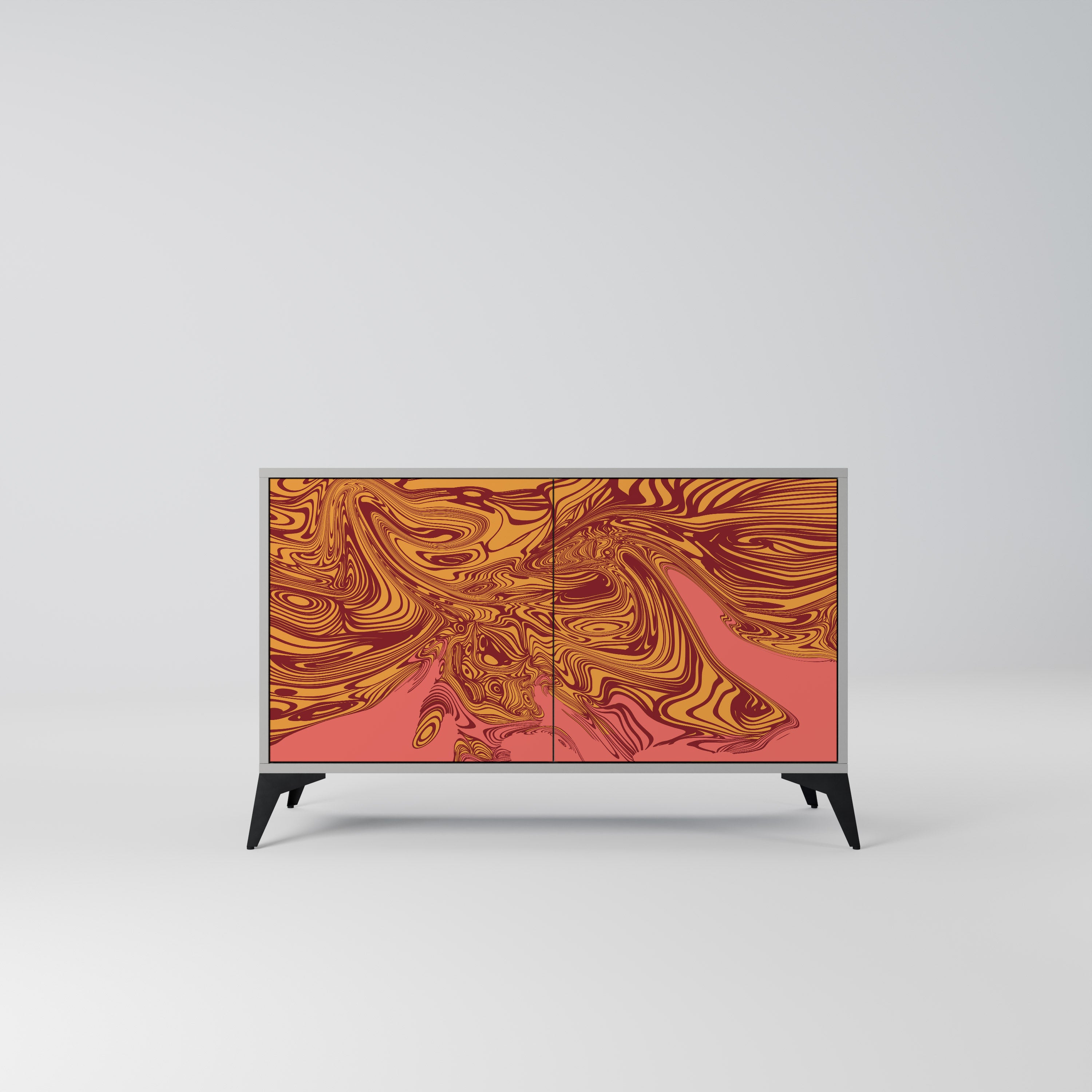 FLOATING THOUGHTS 2-Door Sideboard in Grey Finish