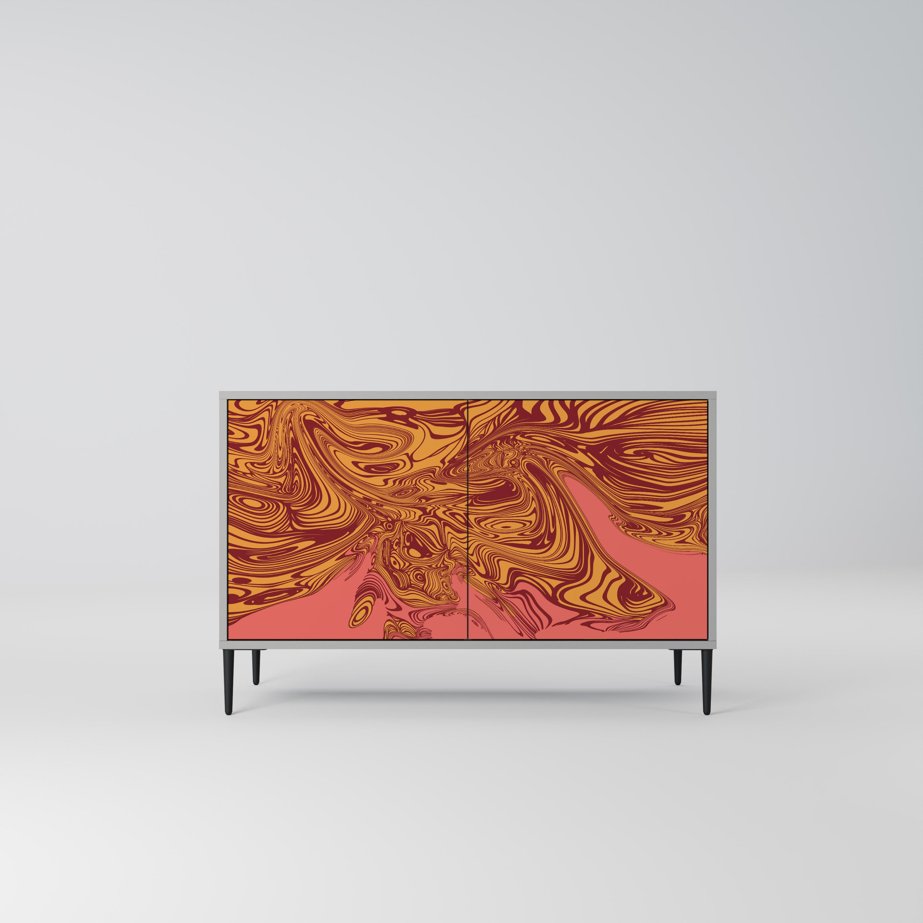 FLOATING THOUGHTS 2-Door Sideboard in Grey Finish