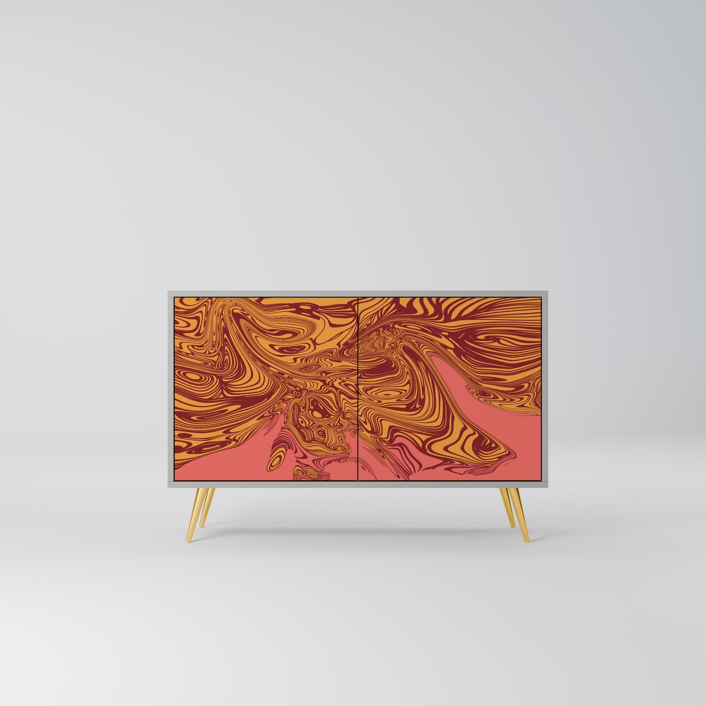 FLOATING THOUGHTS 2-Door Sideboard in Grey Finish