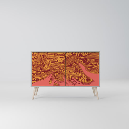 FLOATING THOUGHTS 2-Door Sideboard in Grey Finish