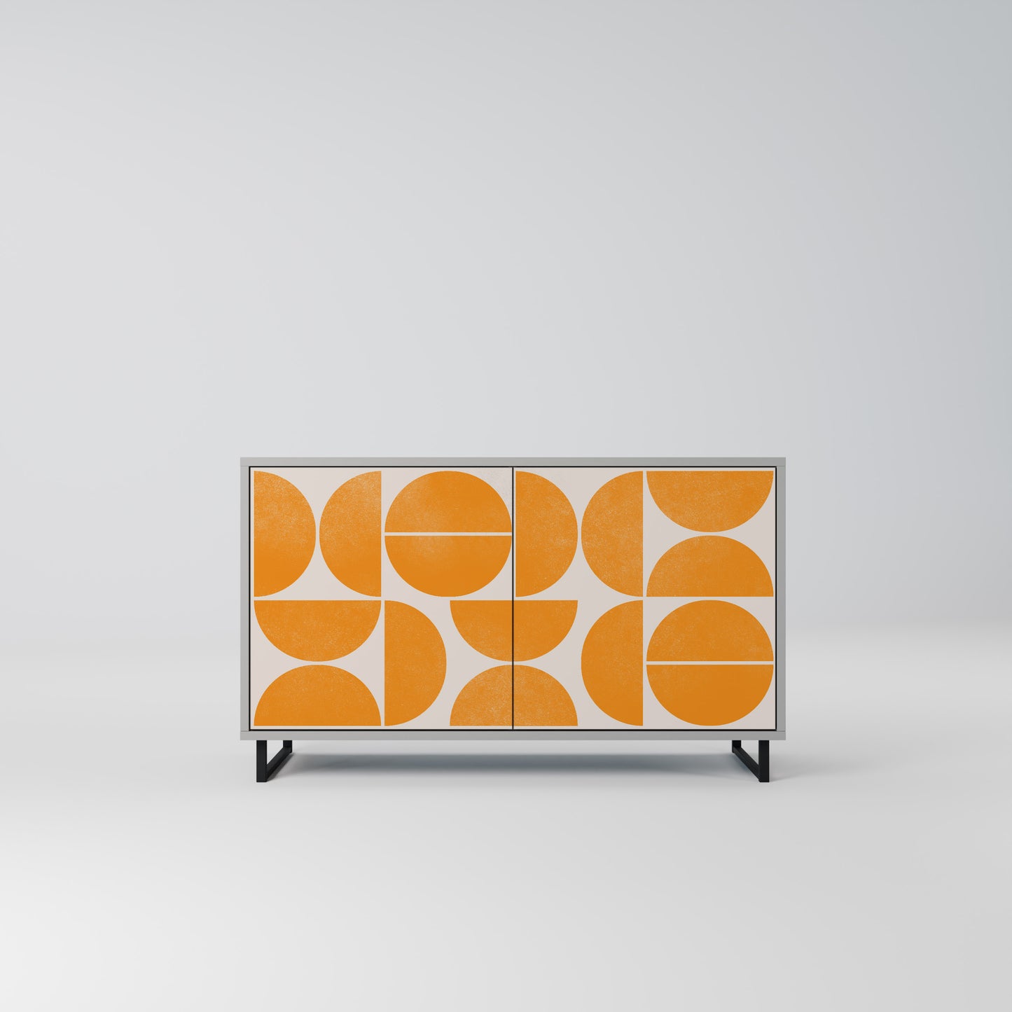 RECURRING DREAMS 2-Door Sideboard in Grey Finish