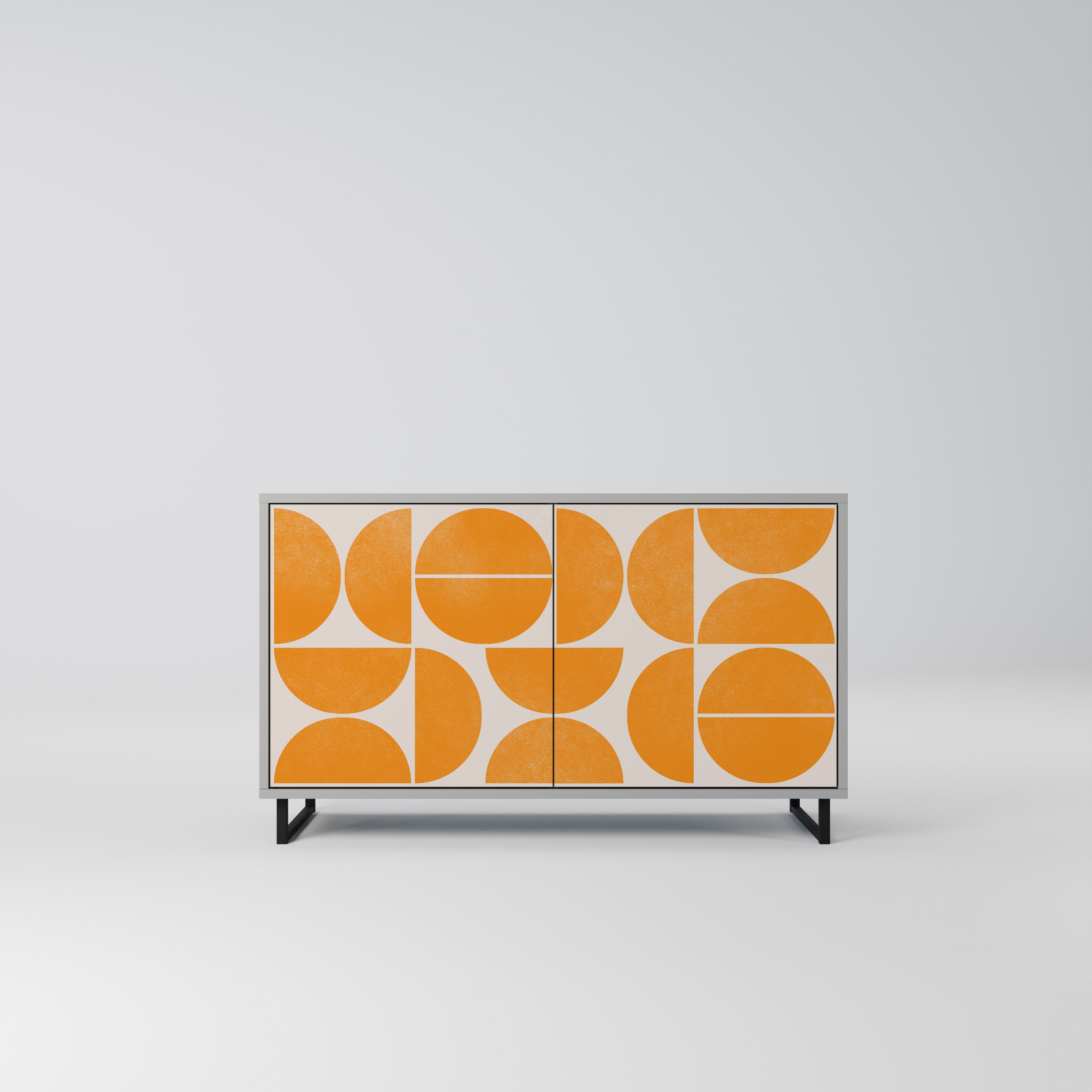 RECURRING DREAMS 2-Door Sideboard in Grey Finish