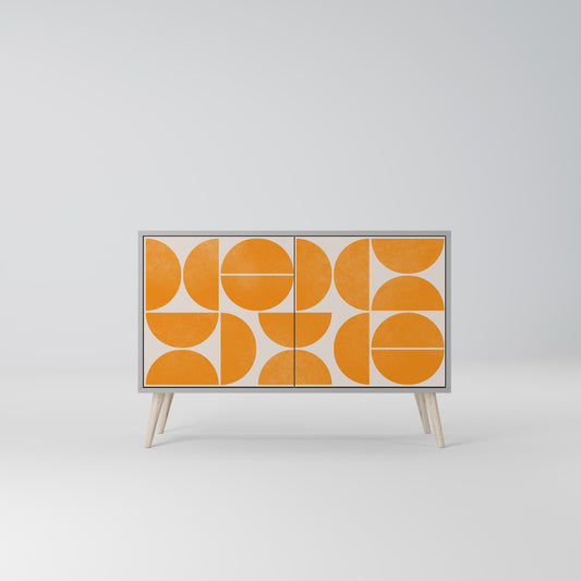 RECURRING DREAMS 2-Door Sideboard in Grey Finish