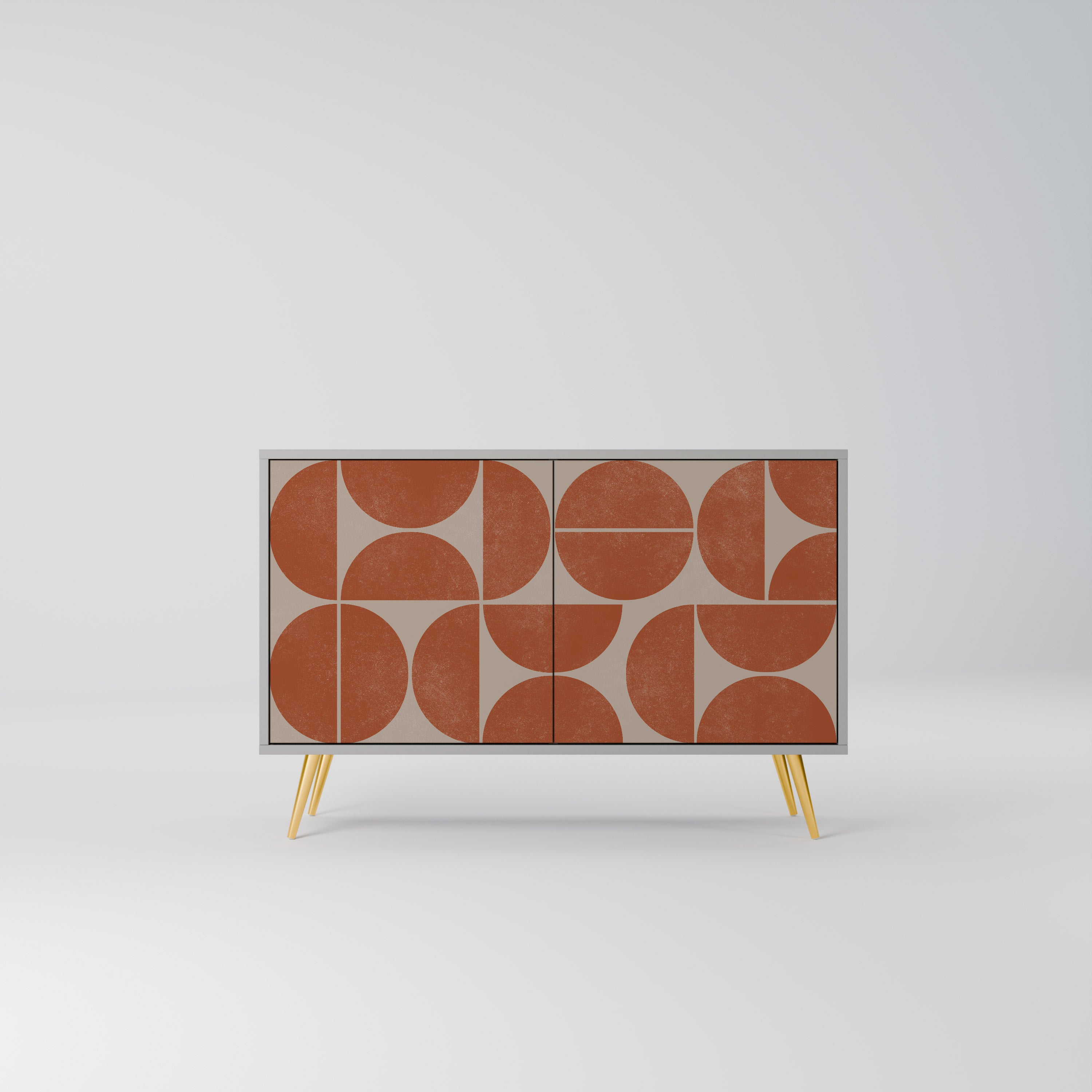 REPETITION COMPULSION 2-Door Sideboard in Grey Finish
