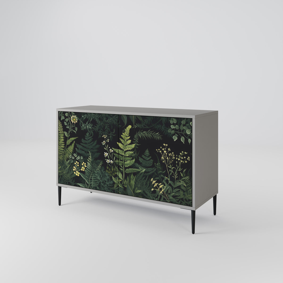 FERN FLOWERS Skänk med två dörrar