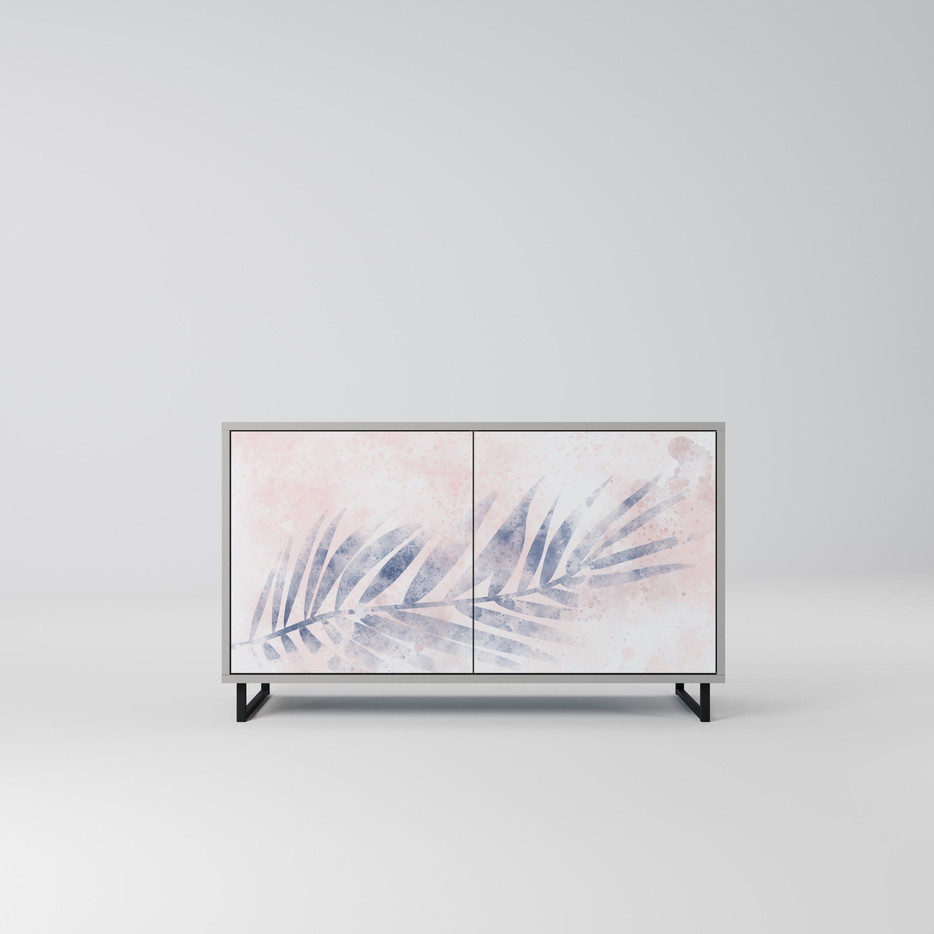 TIMELESS FLOAT 2-Door Sideboard in Grey Finish