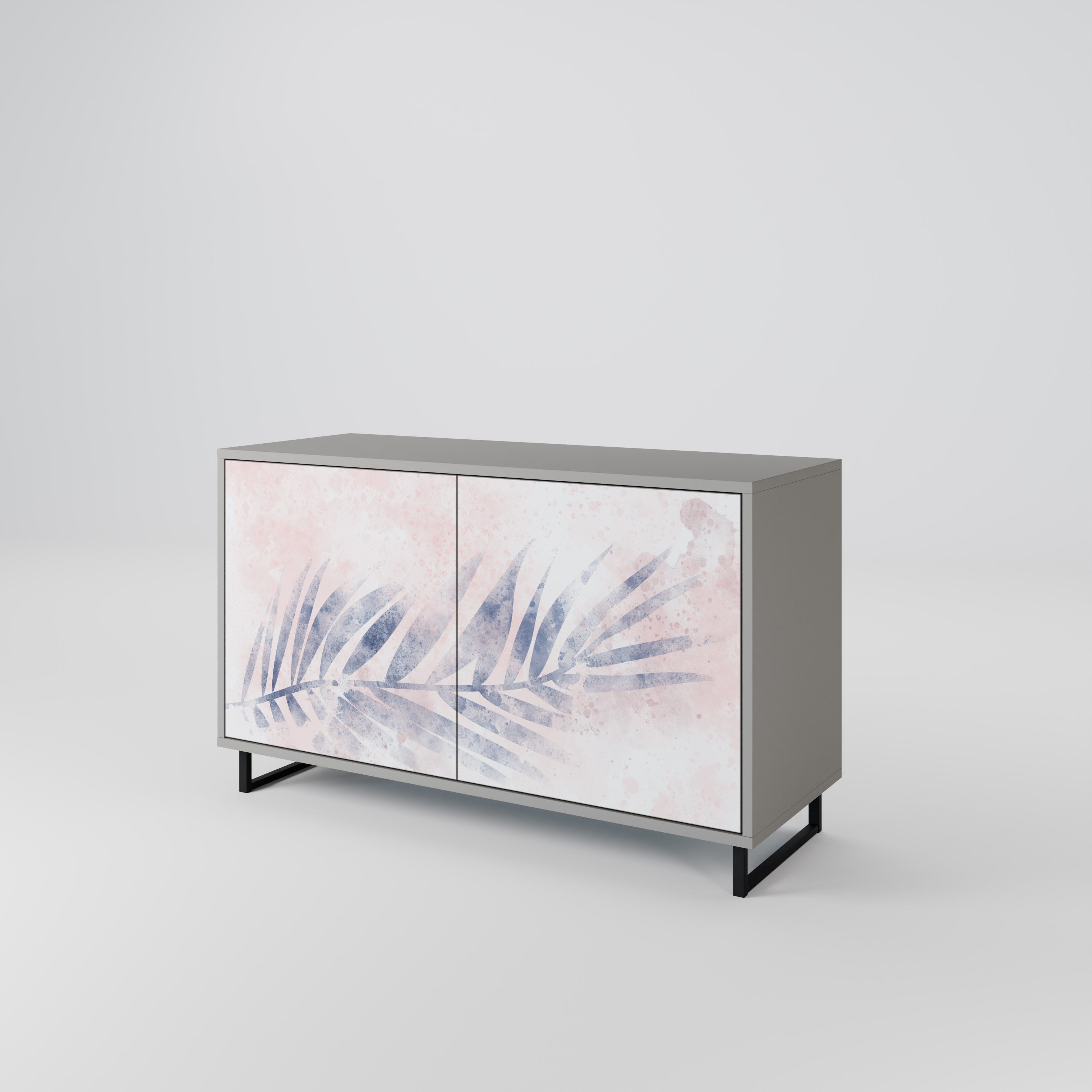 TIMELESS FLOAT 2-Door Sideboard in Grey Finish
