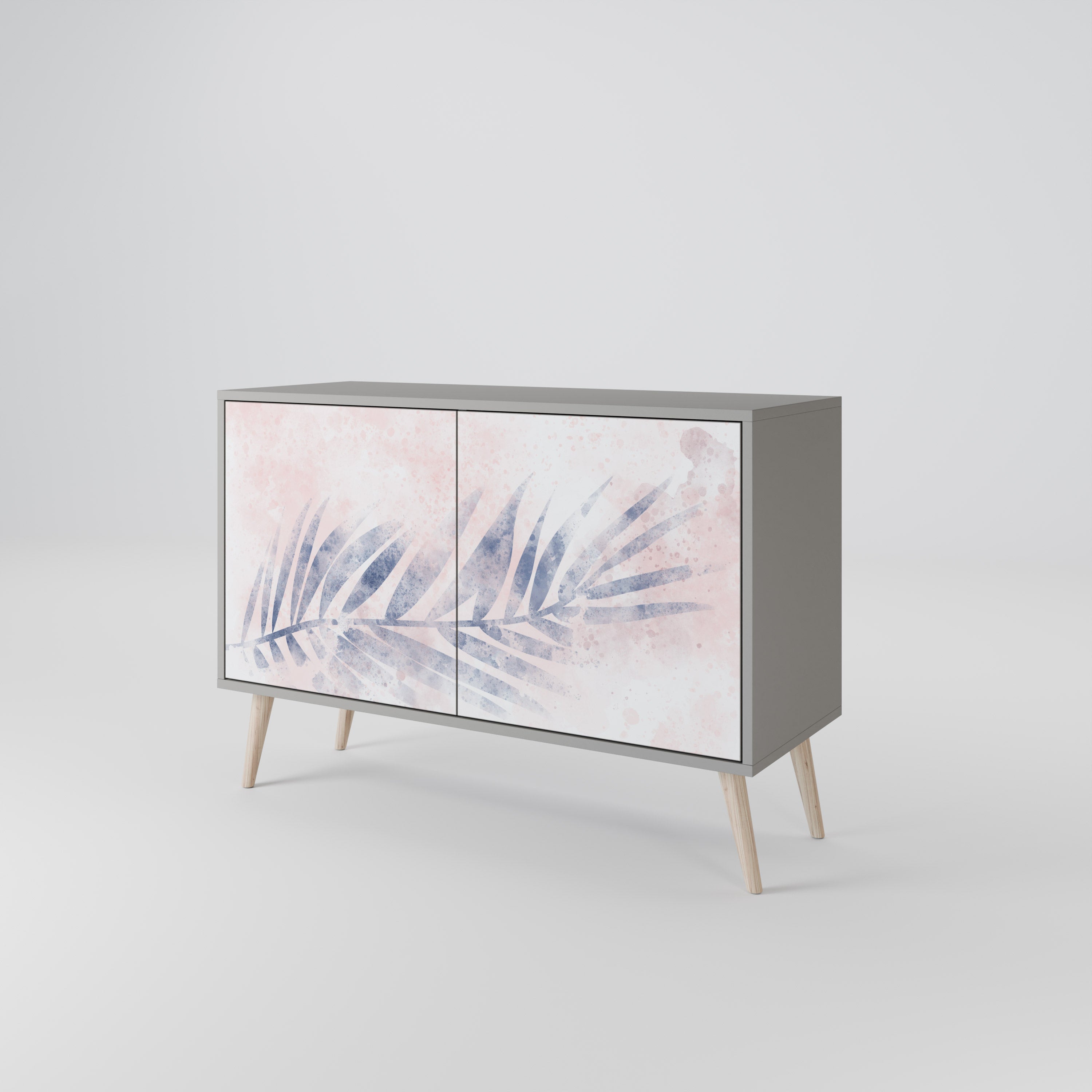 TIMELESS FLOAT 2-Door Sideboard in Grey Finish