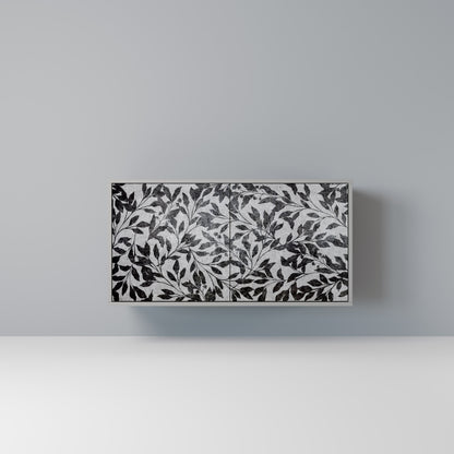CHARCOAL SPROUT 2-dörrars skänk i grå finish