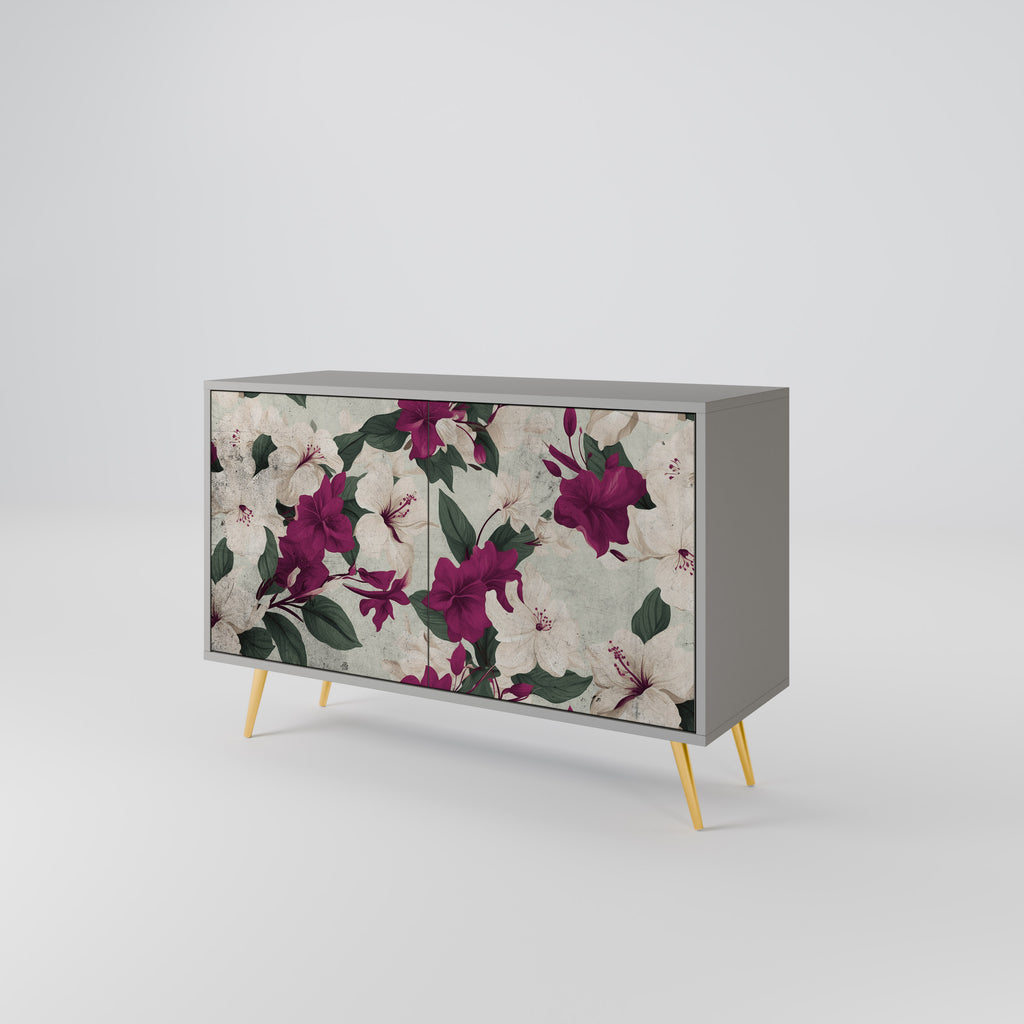 FLOWERET DREAM 2-Door Sideboard in Grey Finish