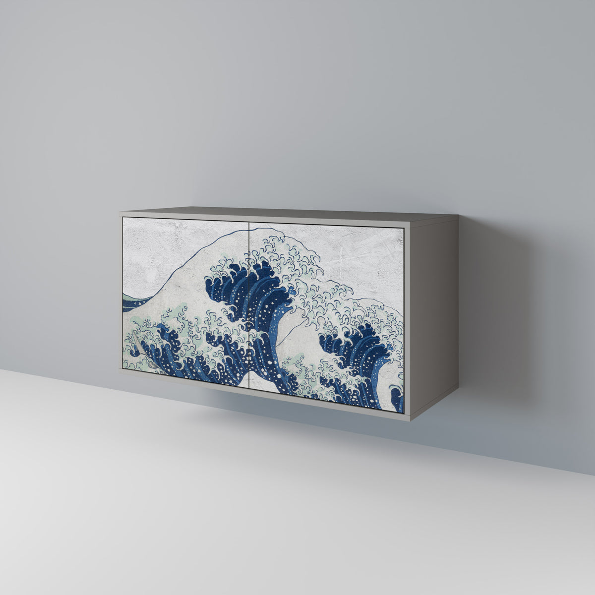THE GREAT WAVE AT KANAGAWA Skänk med två dörrar