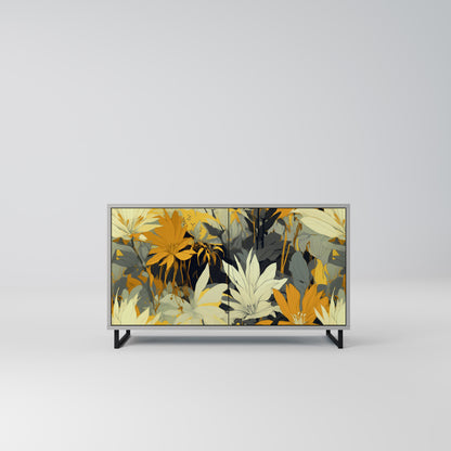 SUNKISSED LILY 2-Dörrars skänk i grå finish
