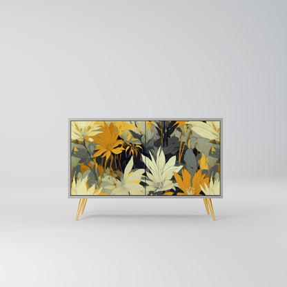 SUNKISSED LILY 2-Dörrars skänk i grå finish
