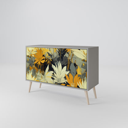 SUNKISSED LILY 2-Dörrars skänk i grå finish