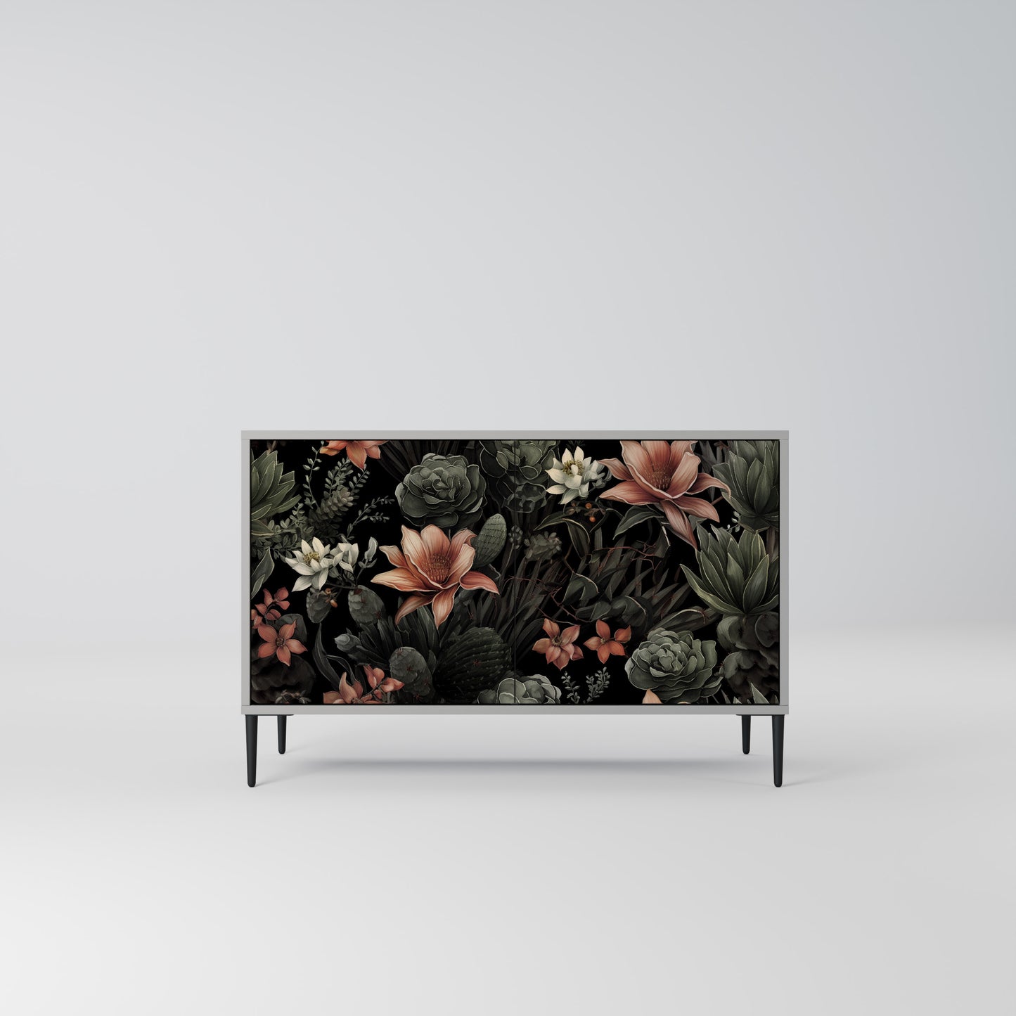 SECRET VERDURE 2-Door Sideboard in Grey Finish