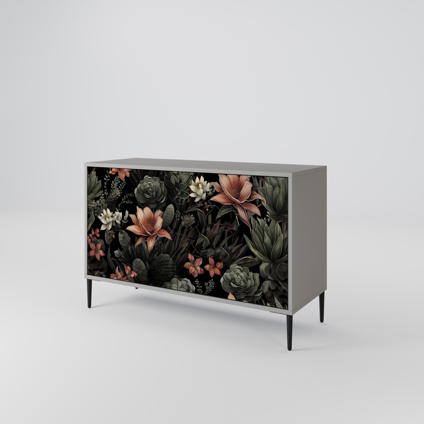 SECRET VERDURE 2-Door Sideboard in Grey Finish