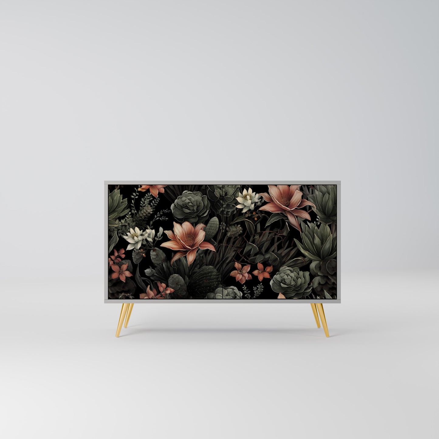 SECRET VERDURE 2-Door Sideboard in Grey Finish