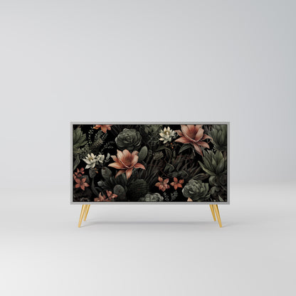 SECRET VERDURE 2-Door Sideboard in Grey Finish