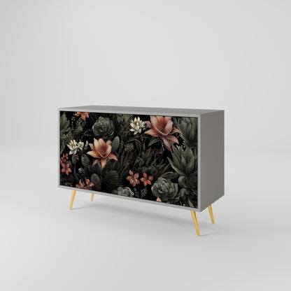 SECRET VERDURE 2-Door Sideboard in Grey Finish