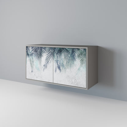 PALM VEIL 2-Door Sideboard in Grey Finish