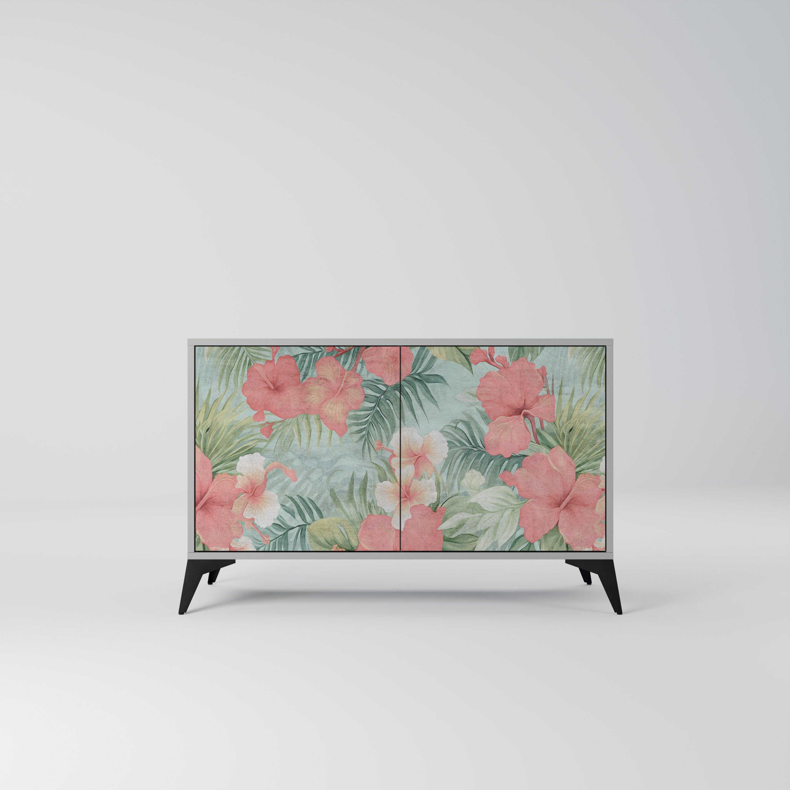 HAWAIIAN SPIRIT 2-Door Sideboard in Grey Finish