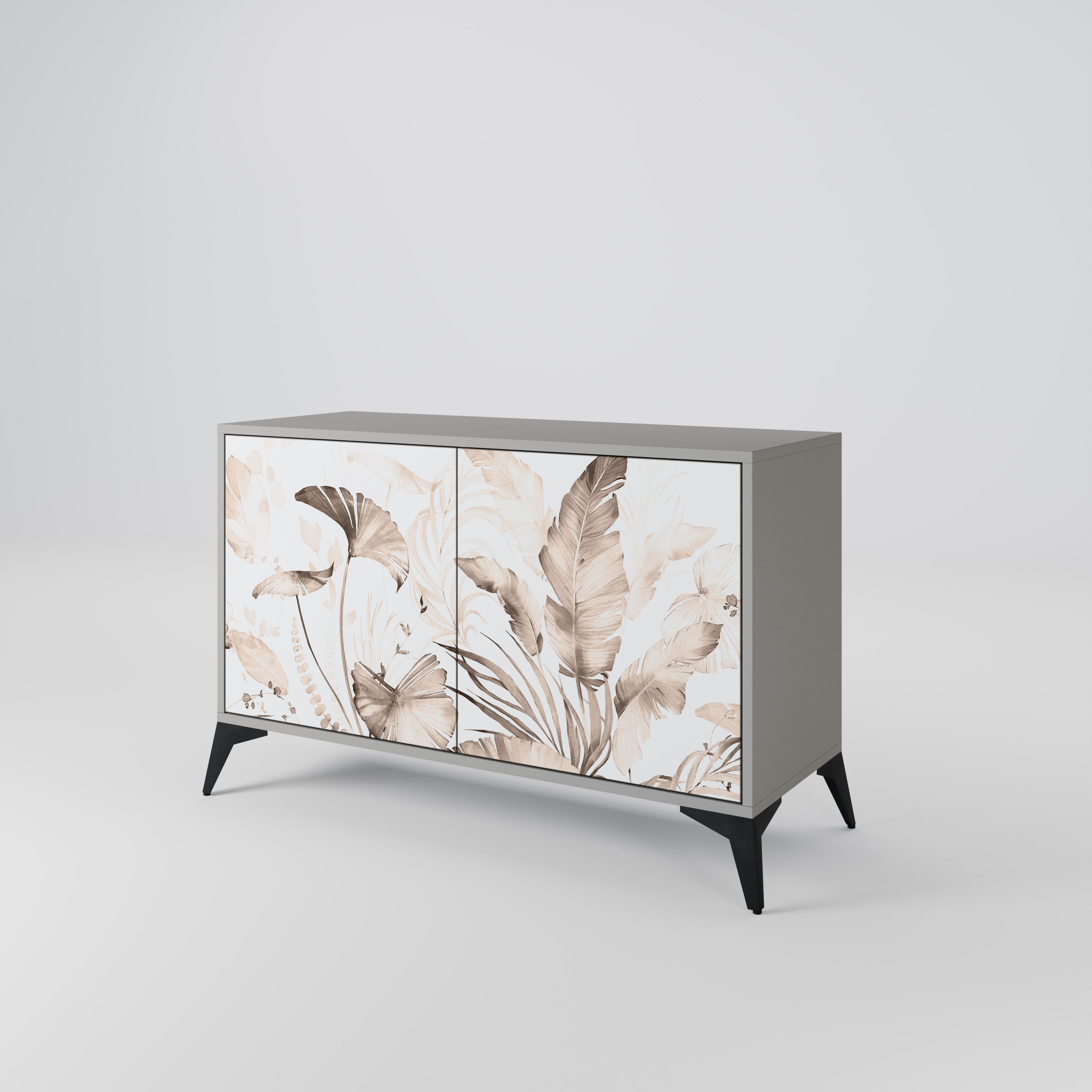 WILD TENDERNESS 2-Door Sideboard in Grey Finish