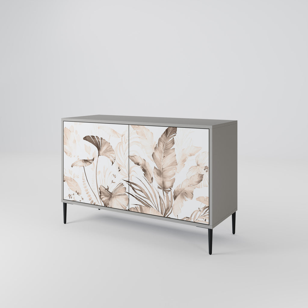 WILD TENDERNESS 2-Door Sideboard in Grey Finish
