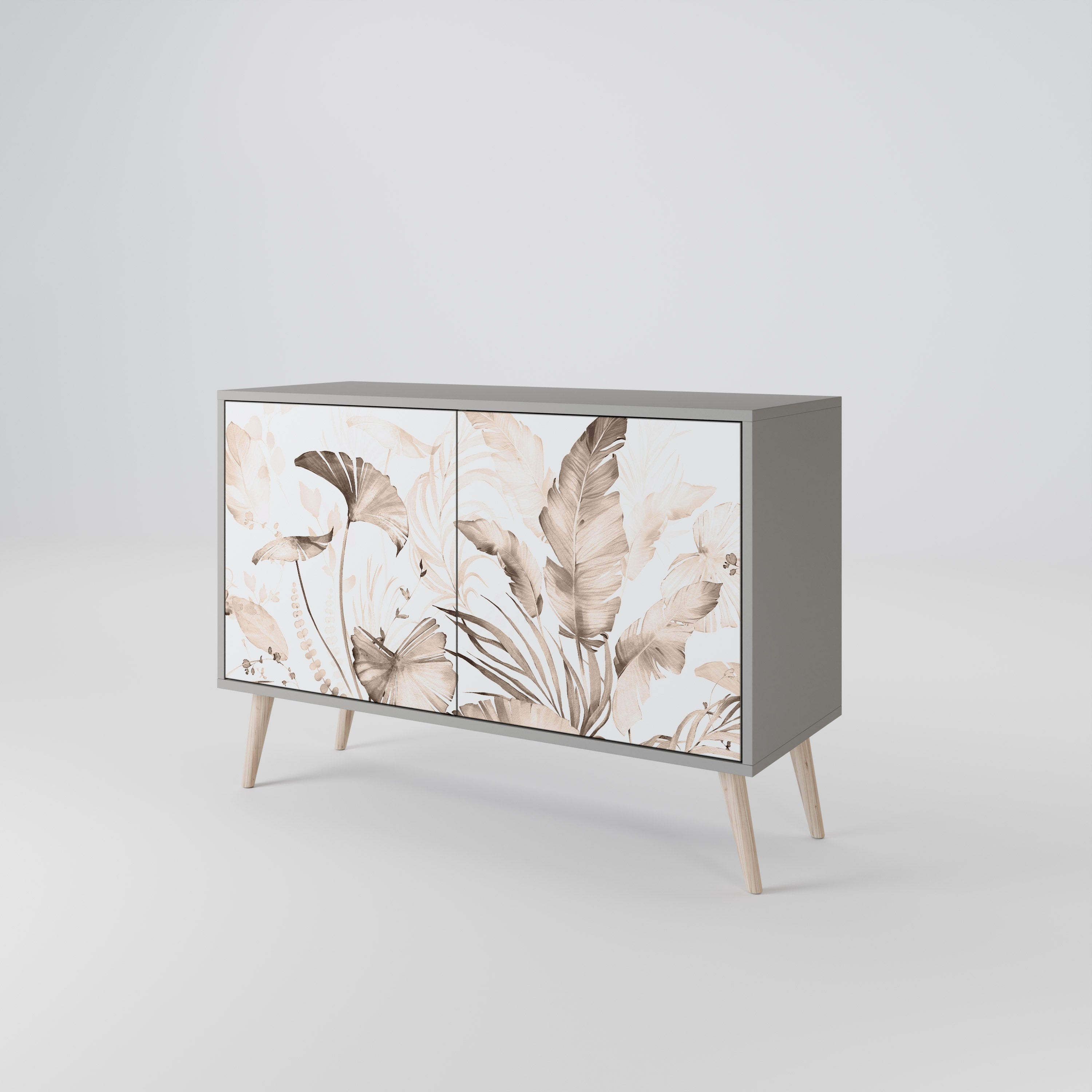 WILD TENDERNESS 2-Door Sideboard in Grey Finish
