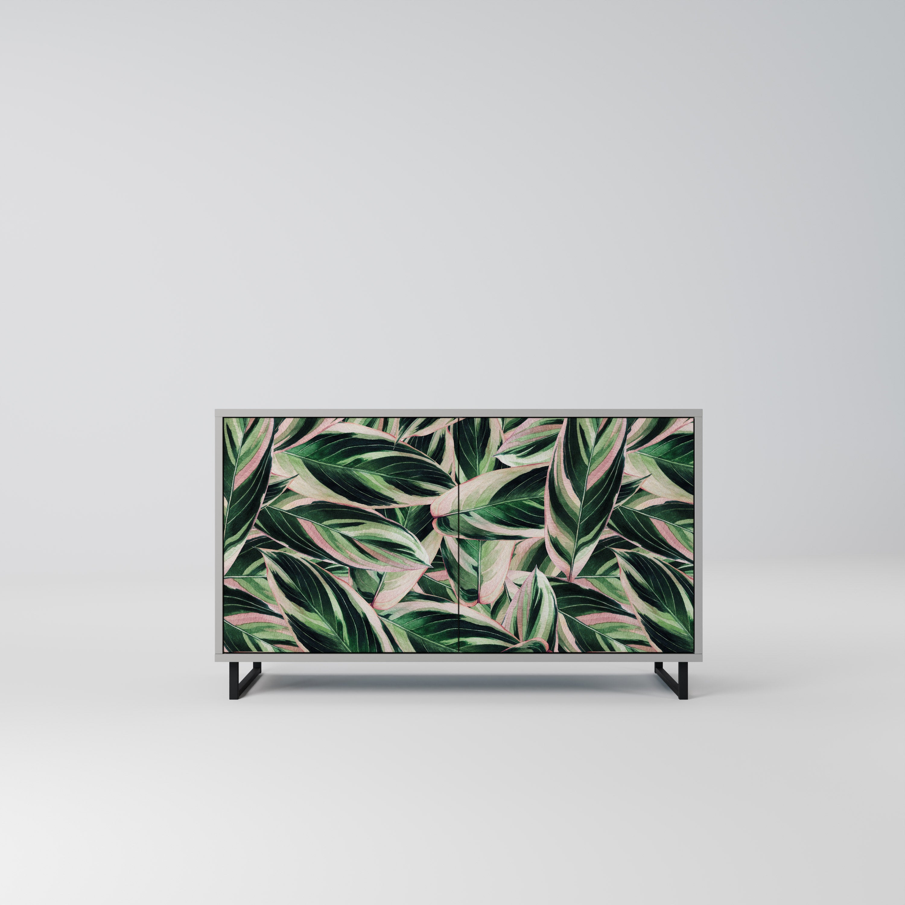 EERIE STROMANTHE 2-Door Sideboard in Grey Finish