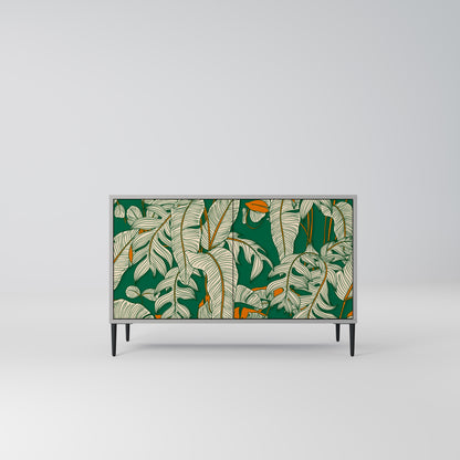 VERDANT PLEASURES 2-Door Sideboard in Grey Finish