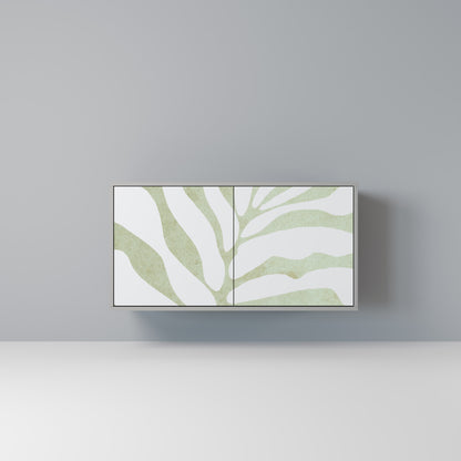 BOTANICAL SPARK 2-Door Sideboard in Grey Finish