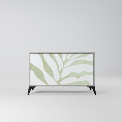 BOTANICAL SPARK 2-Door Sideboard in Grey Finish