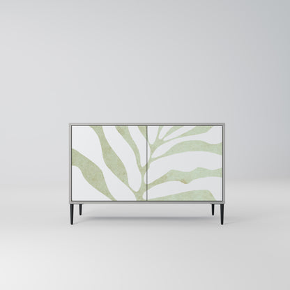 BOTANICAL SPARK 2-Door Sideboard in Grey Finish