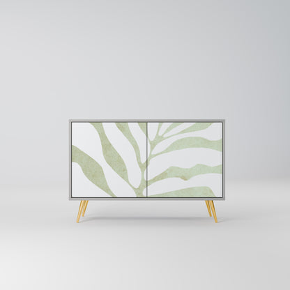 BOTANICAL SPARK 2-Door Sideboard in Grey Finish